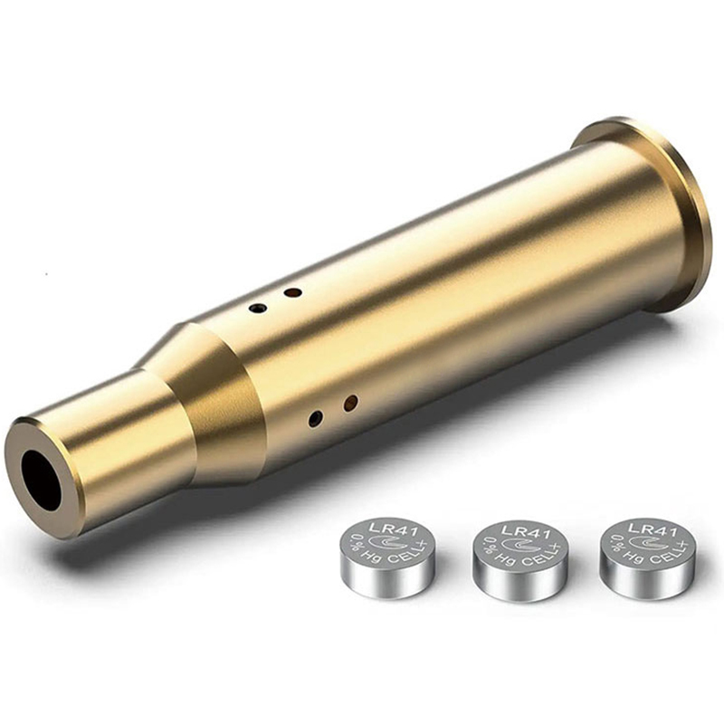 Feyachi Bore Sight 7.62x54R रातो लेजर बोर साइटर ब्याट्रीको ३ सेट सहित