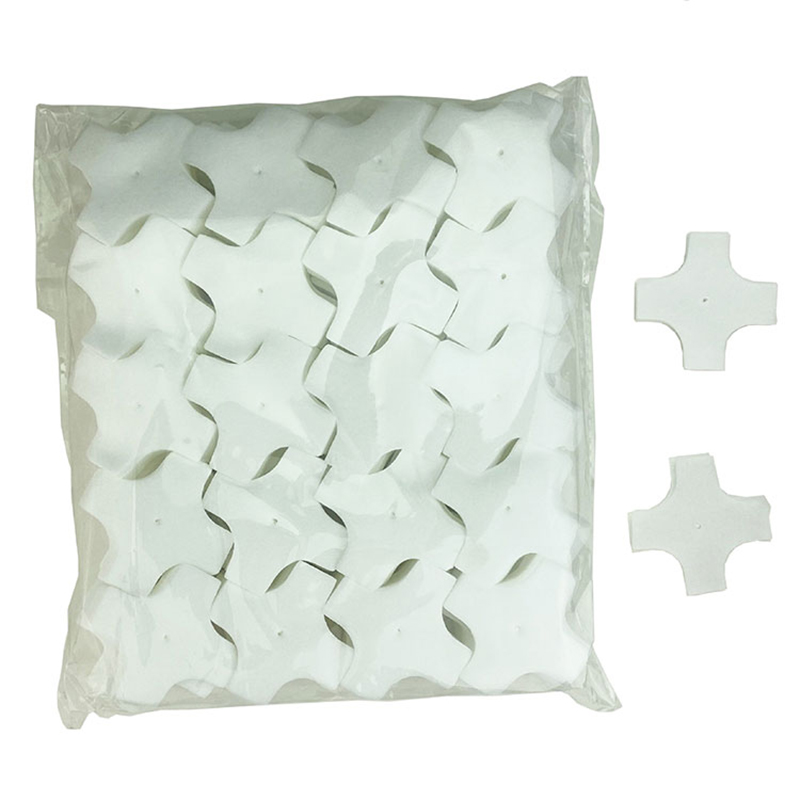 बन्दुक सफा गर्ने प्याचहरू तारा आकार लचिलो सिंथेटिक सामग्री