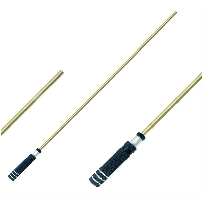 बन्दुक सफा गर्ने रड एक टुक्रा लामो एल्युमिनियम घुमाउने ह्यान्डल 4mm 5mm 6mm 7mm