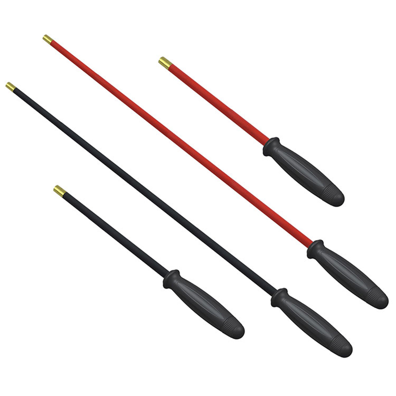 प्लास्टिक ह्यान्डल फास्ट घुमाउने पीवीसी स्टिल गन सफाई रड