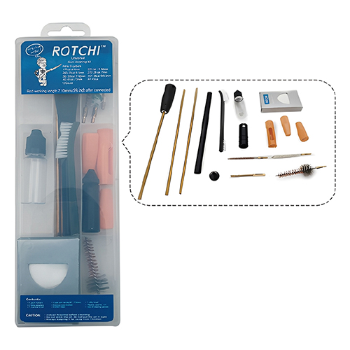 बोर गाइड र बन्दुकको तेलको साथ राइफल किट